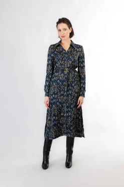 abito chemisier stampato cachemire multiblu