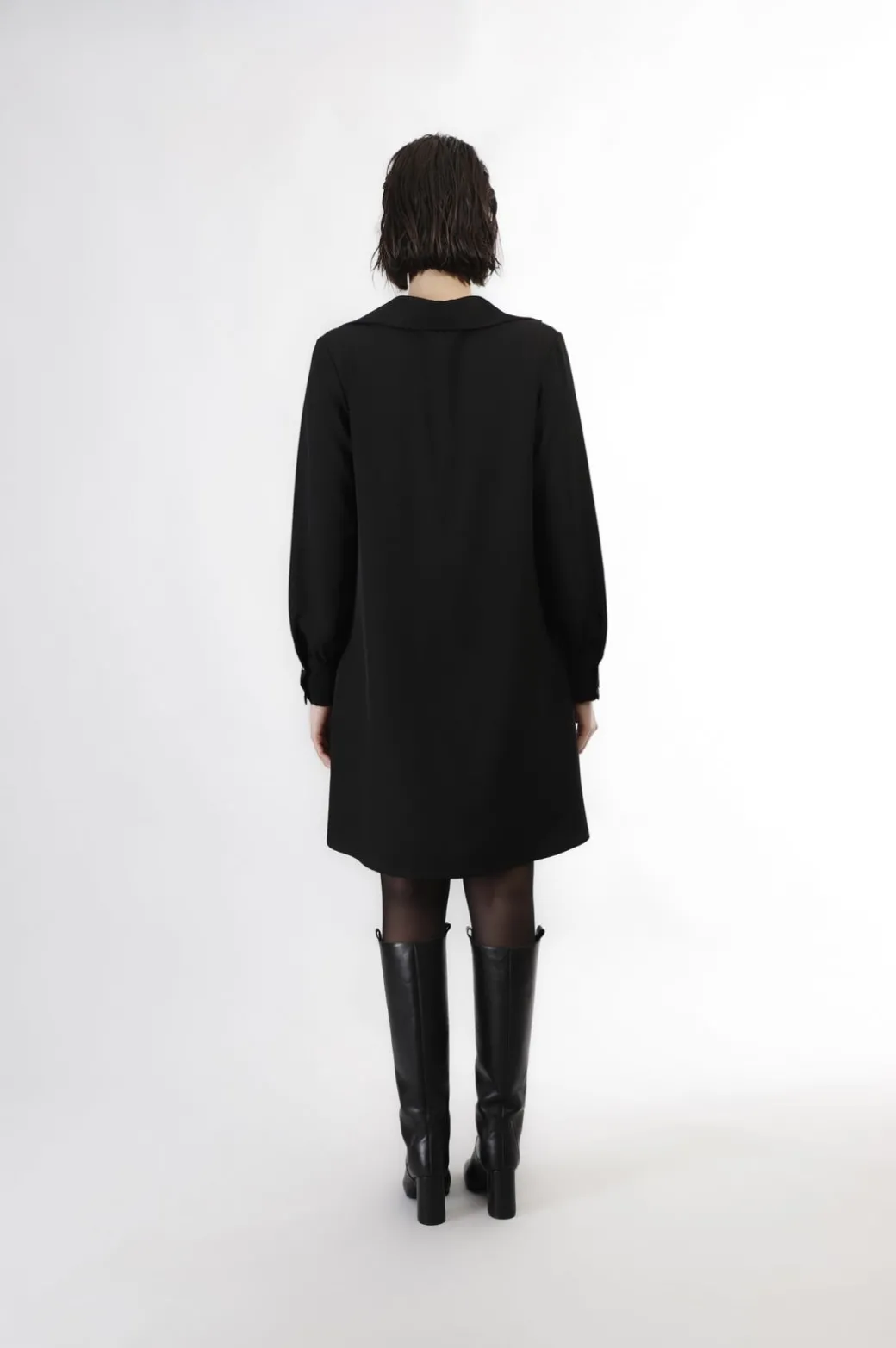 abito tipo tunica nero