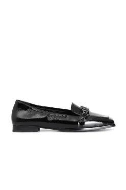 ballerina in naplak con morsetto nero