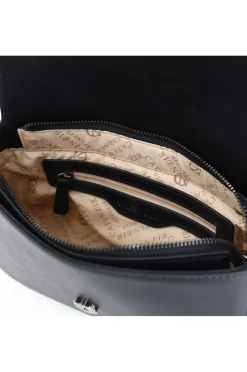 borsa a spalla con borchie e catene nero