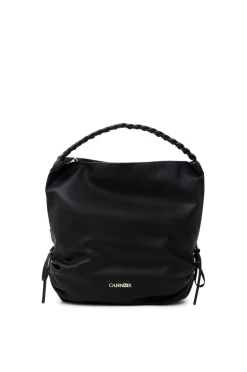 borsa a spalla morbida co manico intrecciato