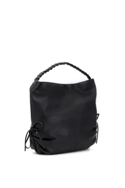 borsa a spalla morbida co manico intrecciato