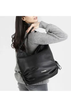 borsa a spalla morbida co manico intrecciato