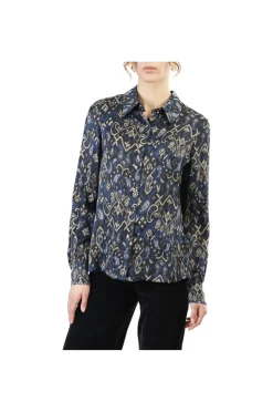 camicia stampata cachemire multiblu