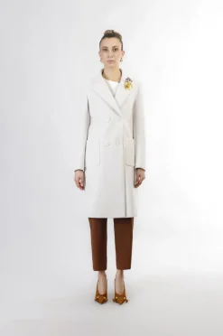 cappotto doppiopetto gesso