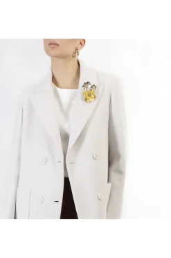 cappotto doppiopetto gesso