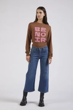 denim culotte blu medio chiaro