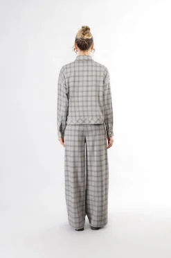 giubbino tipo bomber tessuto elasticizzato principe di galles