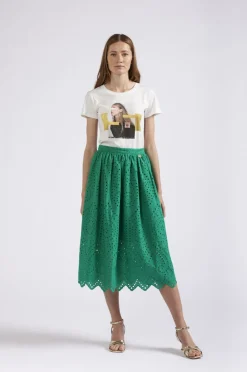 gonna in sangallo verde