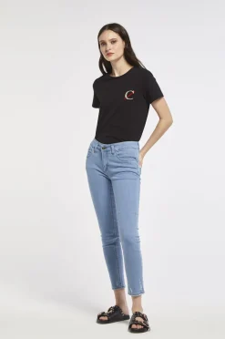 jeans brigitte  skinny in tela superstretch sky