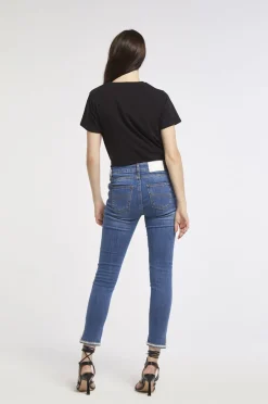 jeans brigitte skinny in tela superstretch blu medio