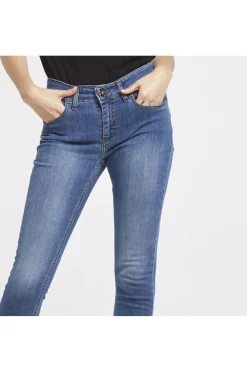 jeans brigitte skinny in tela superstretch blu medio