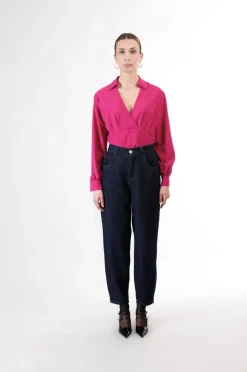 jeans denim cocoon indaco