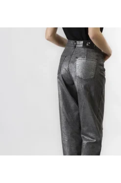 jeans denim laminato cocoon silver