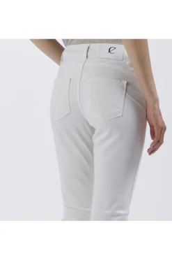 jeans denim skinny in bull denim bianco