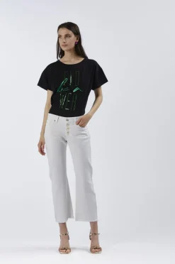 jeans denim skinny in bull denim bianco