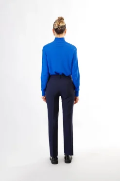 pantaloni chino tessuto bistretch navy