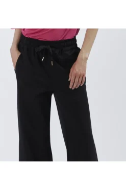 pantaloni con cinturino elasticato nero