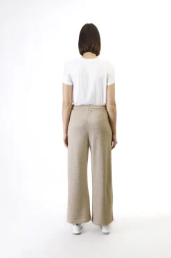 pantaloni modello palazzo mano calda gold