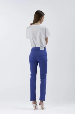 pantaloni slim tinto capo royal
