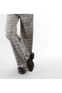 pantaloni super wide principe di galles principe di galles