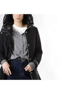 parka imbottito nero