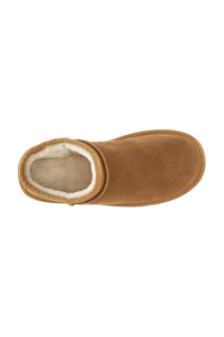 sabot in pelle scamosciata camel