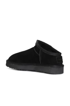 sabot in pelle scamosciata nero