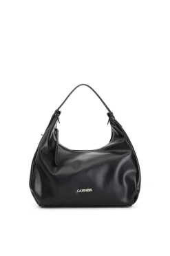 sacca con accessorio chiusura sul manico nero