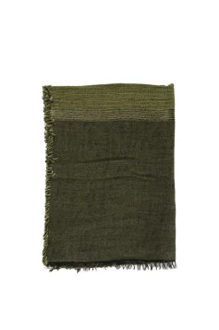 sciarpa con dettaglio lurex pistacchio