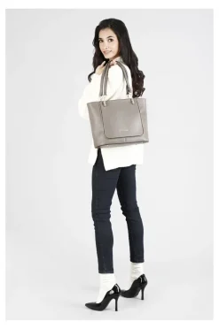 shopping bag semirigida con microballs