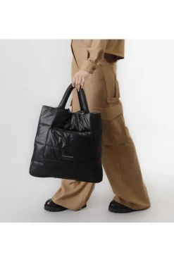 shopping in nylon reversibile nero