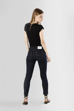 skinny jeans brigitt in tela denim superstretch indaco