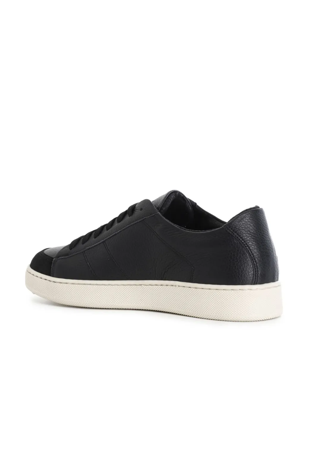 sneakers da uomo in pelle nero