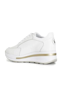 sneakers in pelle bianco