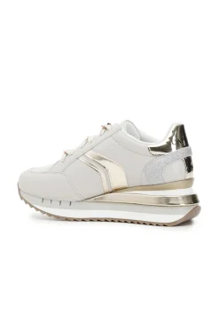 sneakers in pelle con catena passalaccio