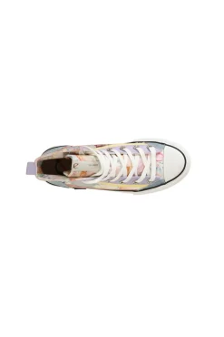 sneakers mid patchwork multicolor