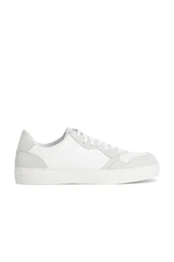 sneakers uomo in pelle bianco