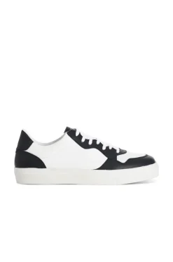 sneakers uomo in pelle bianco/blu