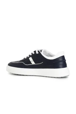 sneakers uomo in pelle blu