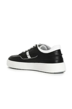 sneakers uomo in pelle nero