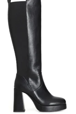 stivale con elastico nero