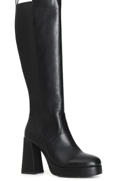 stivale con elastico nero