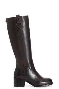 stivale in pelle con anello t.moro