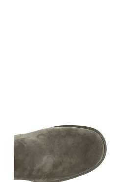 stivale in pelle scamosciata verde