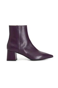 tronchetto donna in nappa viola