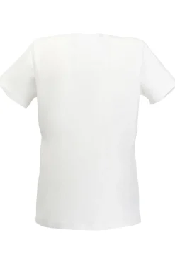 t-shirt con scritta "find your soul" bianco